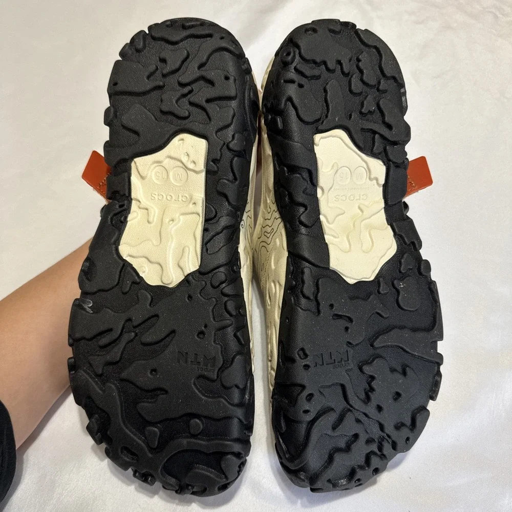 Crocs All-Terrain Atlas Clogs Stucco Men US 15 Shoes Sandals Slider